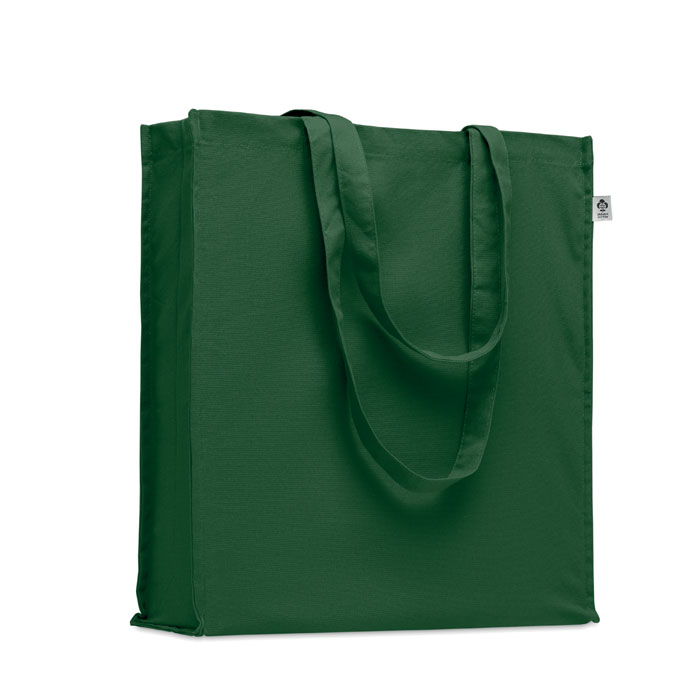 Sac shopping publicitaire coton bio 220gr BENTE COLOUR Vert foncé